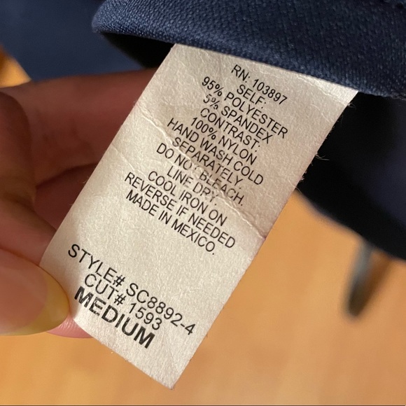 Midnight Blue Dress Size M - Picture 6 of 6